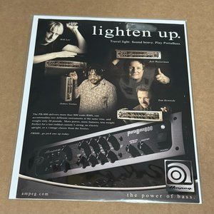 AMPEG AMPS - WILL LEE / JAMES GENUS / TOM KENNEDY - 2004 Print Advertisement